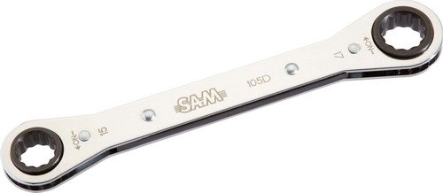 Clés polygonales SAM Outillage 105-D-19x21 Clé polygonale droite à cliquet de 19 x 21 mm HOT PRODUCT TODAY