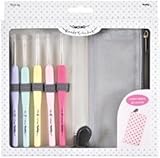IMAGE OF Caron Sucre Bead Crochet Hook Set 5 Hooks Size 0 2 4 6 & 8