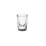 Libbey Lined Fluted 2 oz Whiskey Glass - Dozen