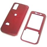 Nokia 5610 Cell Phone Solid Red Protective Case Faceplate Cover + Free LiveMyLife Wristband