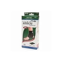 Mueller Adjustable Ankle Support, Green, Black, One Size