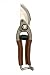 Brook & Hunter Premium 1-Inch Bypass Garden Pruner With Leather Wrap Handle #SSS-01-L