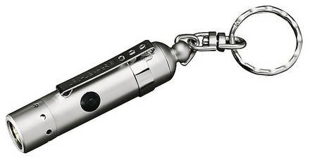 LED-Lenser V 8, blaue LED, silberfarbenes Gehäuse