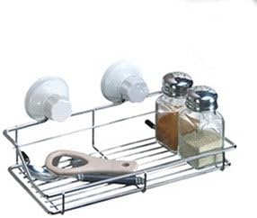 Vieworld Suction Wall Mounted Storage Rack, Stainless Steel