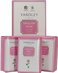 Yardley of London English Rose Luxary Soap Set - 3 X 3.5 Oz