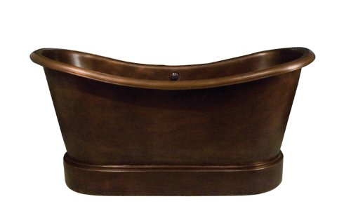 Barclay 72 Copper Bateau Slipper Tub
