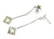 Sterling Silver Earrings (Rhodium Plated)
