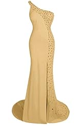 Sheath Crystals Crystal Beaded One Shoulder Evening Dress/Pageant Dress/Prom Dress 