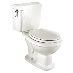 American Standard 2464.019.020 Antiquity Elongated Toilet, White