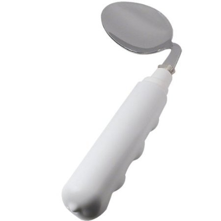 Sammons Preston Comfort Grip Curved Utensils Soup Spoon-Left-Handed Angled - Model AA554632L
