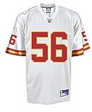 Kansas City Chiefs Derrick Johnson Replica NFL Equipment Youth White Jersey, Size= Medium