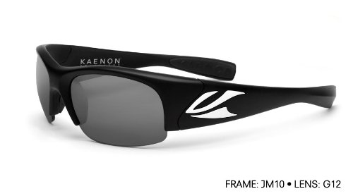 Kaenon Hard Kore Sunglasses - Polarized JM10 Matte Black/White G12, Regular
