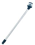 Rundum Signal- Laterne 61cm Edelstahl 360° / mit eingearbeiteten 12 Volt Kontakten im Schaft