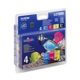 LC-1000 Multipack (Black, Cyan, Magenta, Yellow)