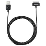 KHOMO: Black 10ft (TEN FEET !) EXTRA LONG USB SYNC Cable Cord Charger Fo rApple iPod, iPhone and iPad (including new iPad 3 HD).