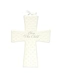 C.R. Gibson Ceramic Cross, Bless This Child