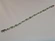 White & Green Opal Fashion Jewelry Bracelet - Sterling Silver - BR-0055