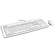 Macally USB iKeySlim Combo Pack with Slim Keyboard and Optical Mouse - White