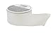 The Gift Wrap Company Wide Wired Bright Ribbon, White
