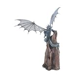 Outdoor Living : Dragon&rsquo;s Flight Blue Dragon on Rock Medium