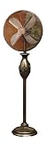Deco Breeze Standing Floor Fan, Fleur De Lis,  55-Inch Tall with 16-Inch Fan Head
