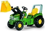 Review Rolly  / X Tractor John Deere large pedal toy tractor with loader for older kids