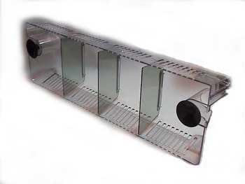 TOM Aquarium Accessories Betta Security House with Lid - 4 compartments by Koller Enterprises