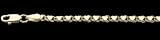 Image of 14K Yellow Gold Heart Mirror Necklace Chain 16