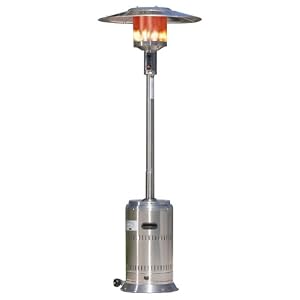 Fire Sense Commercial Patio Heater, Unpainted Stainless Steel