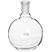 Pyrex Borosilicate Glass Short Neck Round Bottom Heavy Wall Boiling Flask with 24/40 Standard Taper Joints