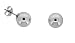 9ct Wg 6Mm Ball Studs