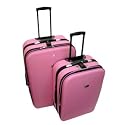Confidence Luggage 2 Piece PINK Suitcases Set