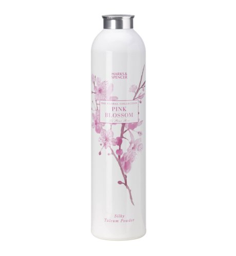 The Floral Collection Pink Blossom Silky Talcum Powder