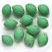 Mini Limes Czech Glass Fruit Beads or Charms (12 Beads)