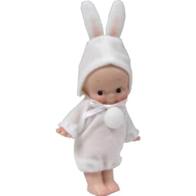 Bisque Kewpie Porcelain Resin Doll (Bunny)