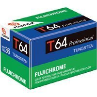 Fujifilm Fujichrome T64 Tungsten Balanced, Color Slide Film, ISO 64, 35mm Size, 36 Expoure, Transparency, U.S.A.