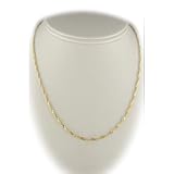 Antique Gold Plated Sterling Silver Singapore Nickel Free Chain Necklace 16, 18, 20 chain