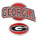 Georgia Bulldogs Slider Clip with Golf Ball Marker (Set of 3)