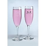 Maid of Honor and Best Man Champagne Flutes