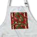 Lee Hiller Designs Holidays Christmas - Retro 70s Patchwork Christmas Print - Aprons