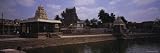 Reflection of Temples in Water, Mahamaham Tank, Kumbakonam, Thanjavur, Tamil Nadu, India Photographic Poster Print by Panoramic Images, 96x32
