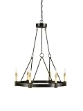 Currey & Company 9022 6 Light Chatelaine Chandelier