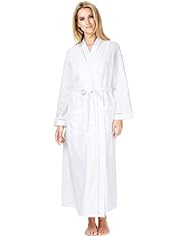 Autograph Linen Blend Ladder Stitch Wrap Dressing Gown