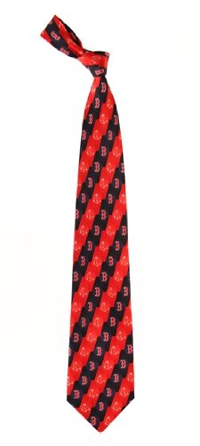 Boston Red Sox Print Silk Tie