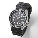 SEIKO（セイコー） オートマチック ダイバー ラバーウォッチ SKX007KC ブラック