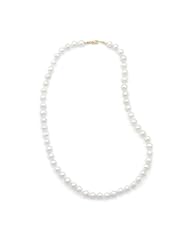 7-7.5mm Cultured Freshwater Pearl Bracelet Individually Knotted with a 14K Yellow Gold Clasp