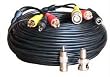 Video Audio Power 150 ft CCTV Security Camera has 2 free BNC RCA Connector ACBVA150 C16