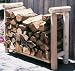 4' Firewood Rack Rustic Cedar Log Holder 4ft.