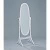 Cheval Mirror in White Finish