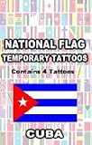 Cuba Flag - Pack of 4 Temporary Tattoos